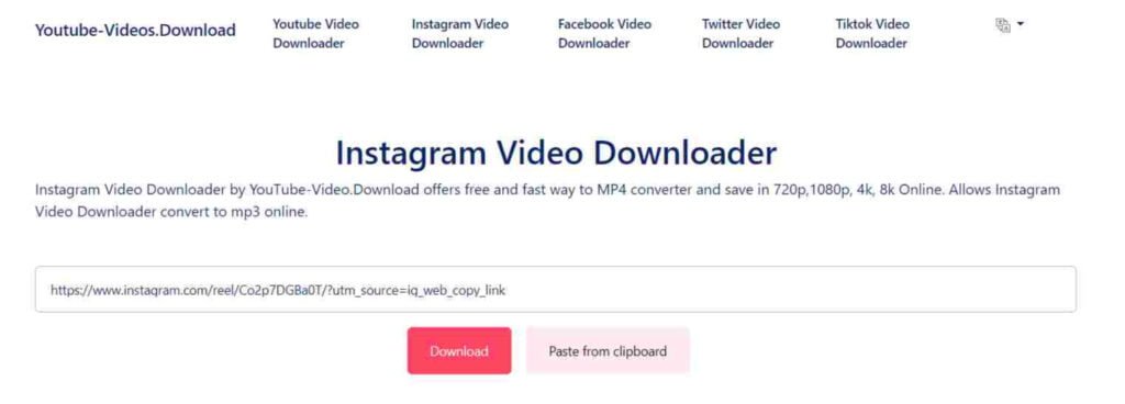 Instagram Video Downloader - snapfrom.com
